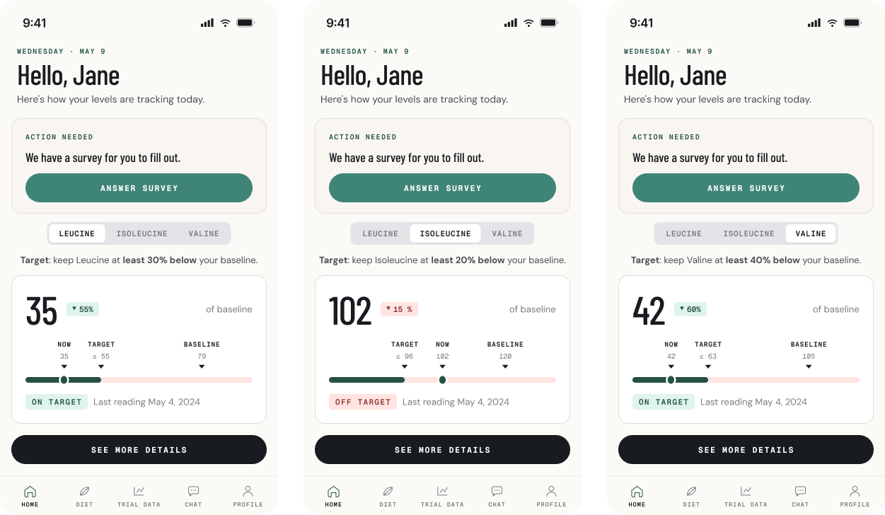 First iteration home page